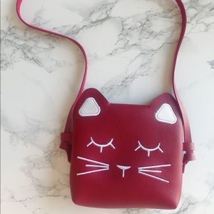 NEW* Girls Cat Faux Leather Mini Bag